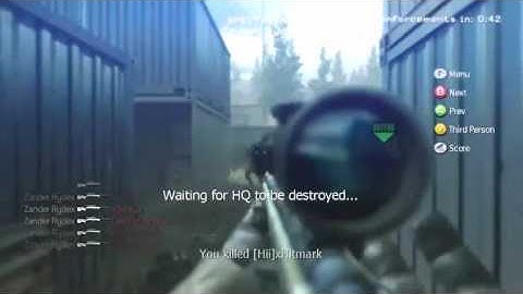 Best Cod 4 Kill Feed Ever With Smooth Edit