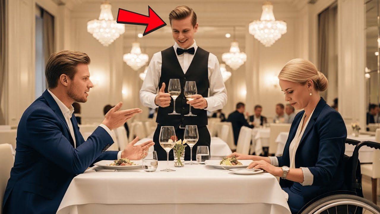 Behinderte Millionärin Wurde Beim Blind Date Gedemütigt... Der Kellner Tat Etwas, Das Sie Rettete