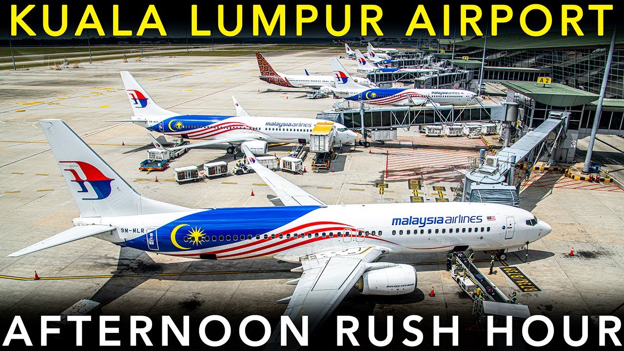 Plane Spotting at KUALA LUMPUR AIRPORT🇲🇾 - Close up LANDING & TAKEOFF | Afternoon RUSH HOUR