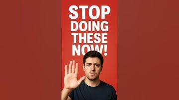 5 Habits Making You Poor  | Stop These Today! #shorts #finance