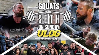 Squats With Seth On Sunday Tour : DENVER,CO | VLOG