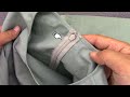 How to sew a zipper and hook