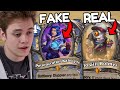 Can an ex pro hearthstone player guess if a card is real