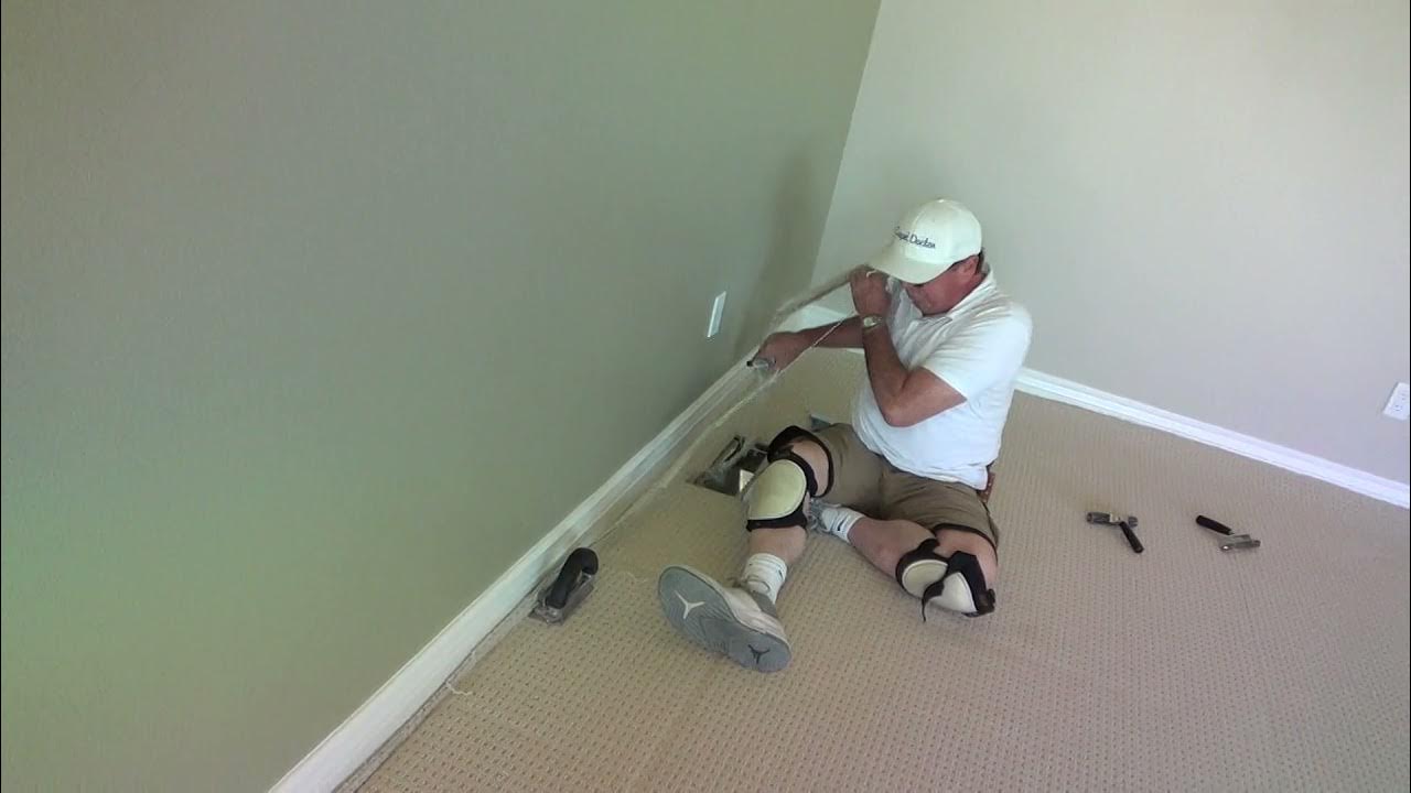 How to Trim Carpet After Stretching/Great Way YouTube