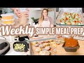 Easy budget friendly weekly meal prep recipes large family meals whats for dinner freezer meals