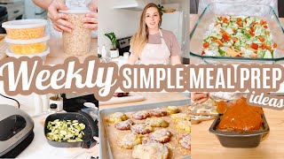 EASY BUDGET FRIENDLY WEEKLY MEAL PREP RECIPES LARGE FAMILY MEALS WHATS FOR DINNER FREEZER MEALS