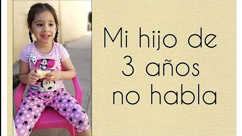 ¿Cómo puedo saber si mi hijo de 3 años tiene problemas de habla?