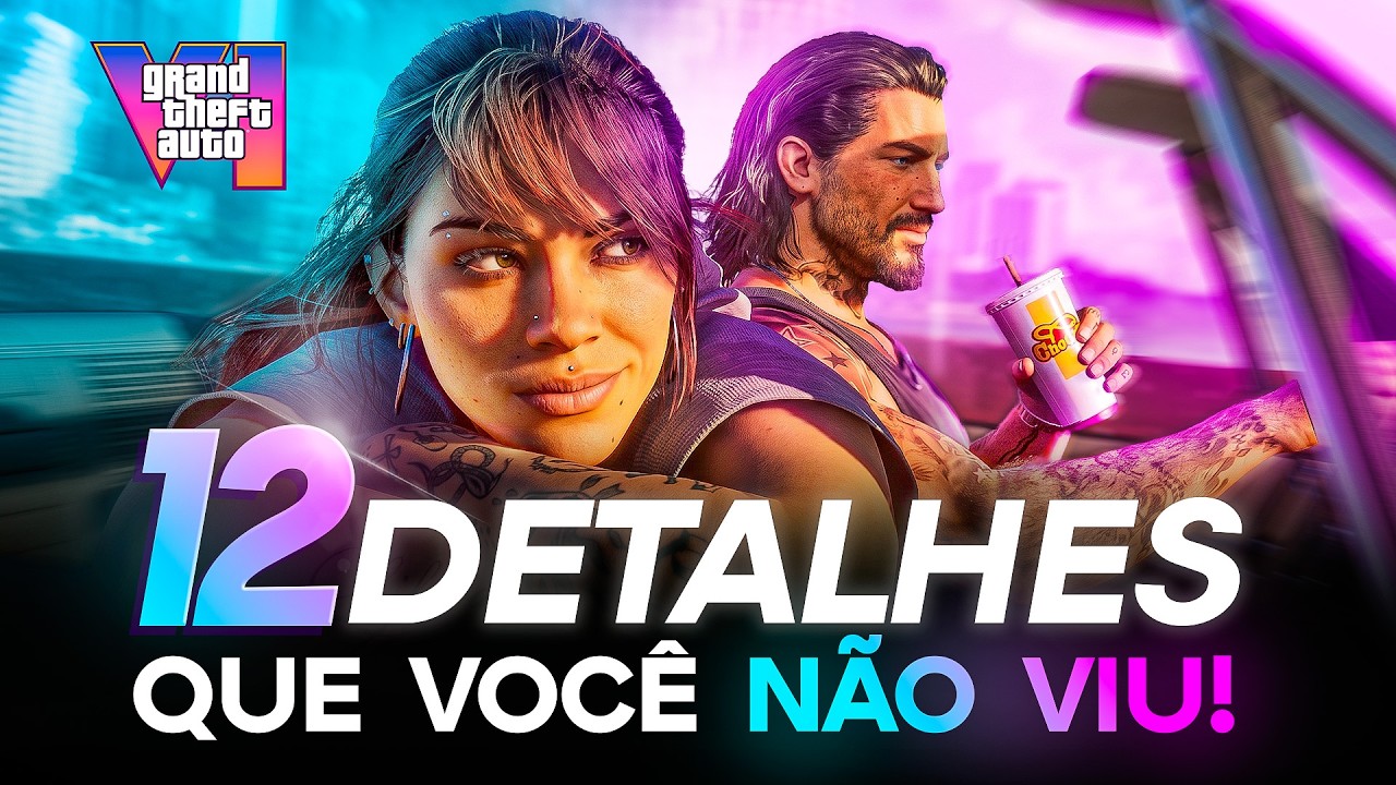 GTA 6: 12 DETALHES QUE VOCÊ NÃO VIU NO EXTENDED LOOK!