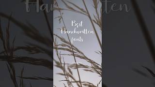 Best Handwriting Fonts (Part 2) #freefonts #fonts #fontstyles #typeface