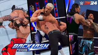 WWE 2K24: Backlash 2024 Full Show Prediction Highlights!