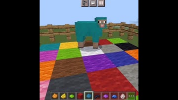 How to dye a sheep |minecraft  #shorts #shortsfeed  #minecraft
