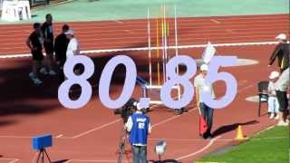 Javelin Men Final (54rd Memorial Znamensky, Zhukovsky, 2012) Javelin Men Final (54rd Memorial Znamensky, Zhukovsky, 2012)
