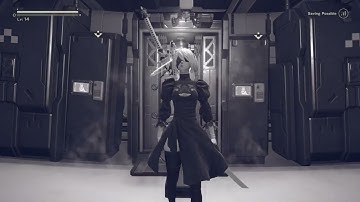 NieR:Automata walkthrough - Part 17 (Route A) - Confidential Intel