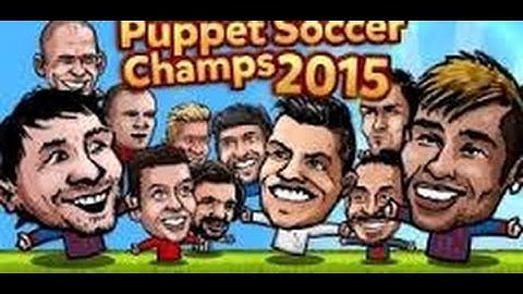 Puppet Soccer Champions 2015 android game first look gameplay español