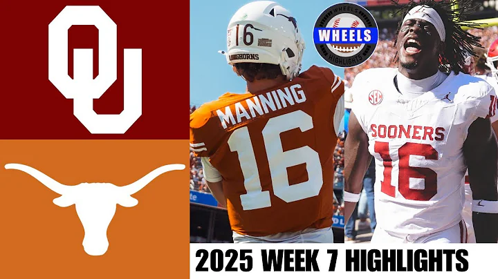 #6 Oklahoma vs Texas | Week 7 | 2025 College Football Highlights