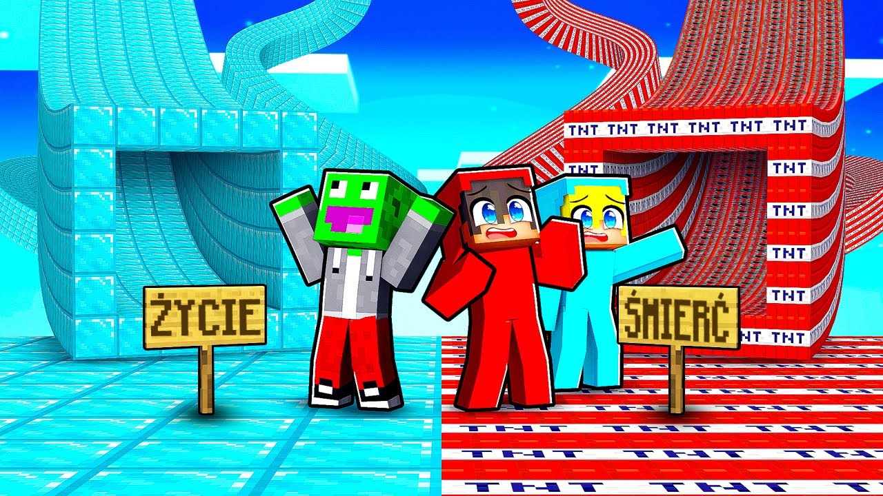 NIE WYBIERZ ZŁEGO TUNELU w Minecraft!