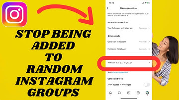 Stop Being Added To Instagram Random Groups | Simple tutorial