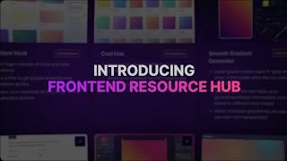 Introducing Frontend Resource Hub