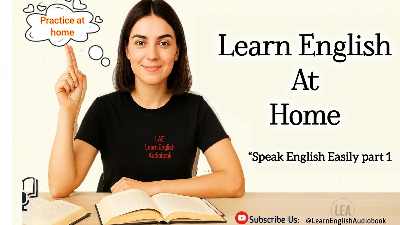 Learn English at Home | part 1 Step by Step Guide for Beginners | how ...