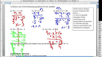 Algebra Module 1 Lesson 24