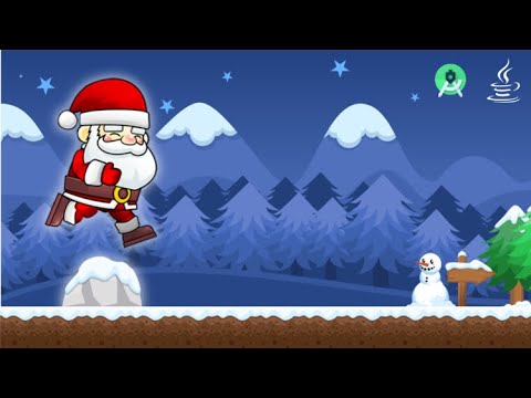 Android Endless Runner Game Development in Android Studio and Java | Super Santa Run | Promo Video