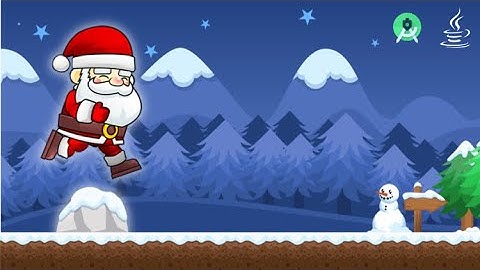 Android Endless Runner Game Development in Android Studio and Java | Super Santa Run | Promo Video