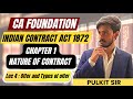 Indian Contract Act 1872 | Ch 1: Nature of Contract | Lec 4: Offer and type of offer | CA Foundation