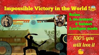 Impossible Victory Against Butcher | No Armour & Helmet Challenge 🤩| Shadow Fight 2