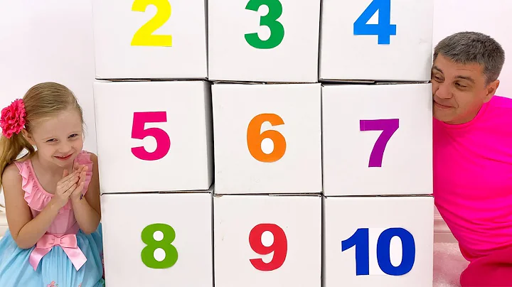 Nastya and dad learn and play