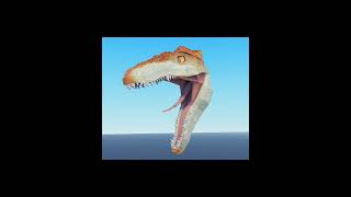 Spinoraptor Head Model Roblox Jurassic Blocky