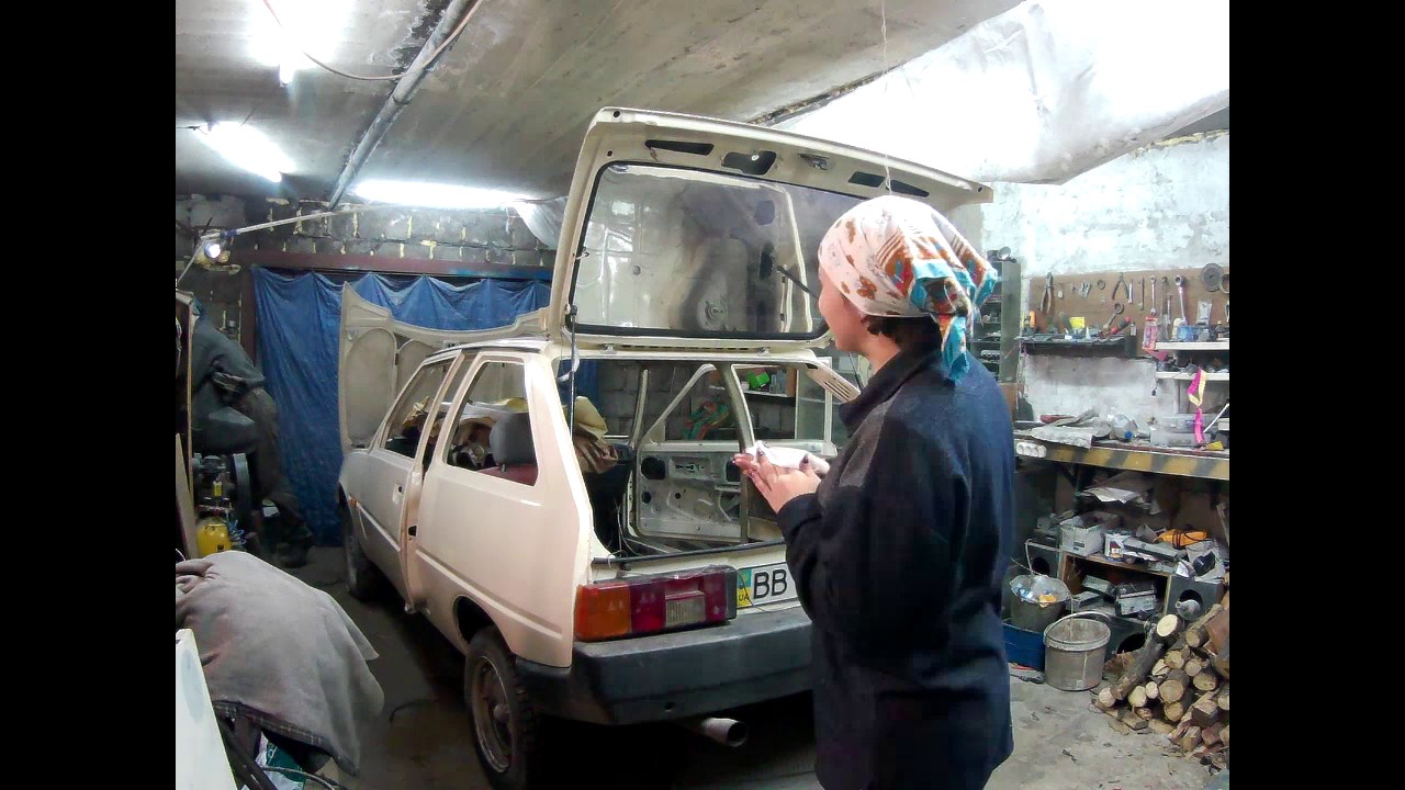 Таврия - машина из пластилина. - YouTube