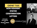 Expat tax: SARS Non Resident Tax Status Confirmation letters