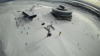 Большой Вудъявр. Кировск. Полёт на парамоторе.