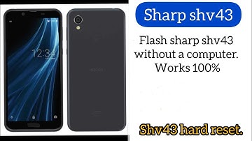 How to hard reset sharp shv43. Doesn