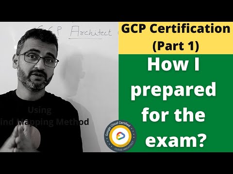 GCP certification Part#1 - How I prepared for the google cloud architect exam using a mind map?