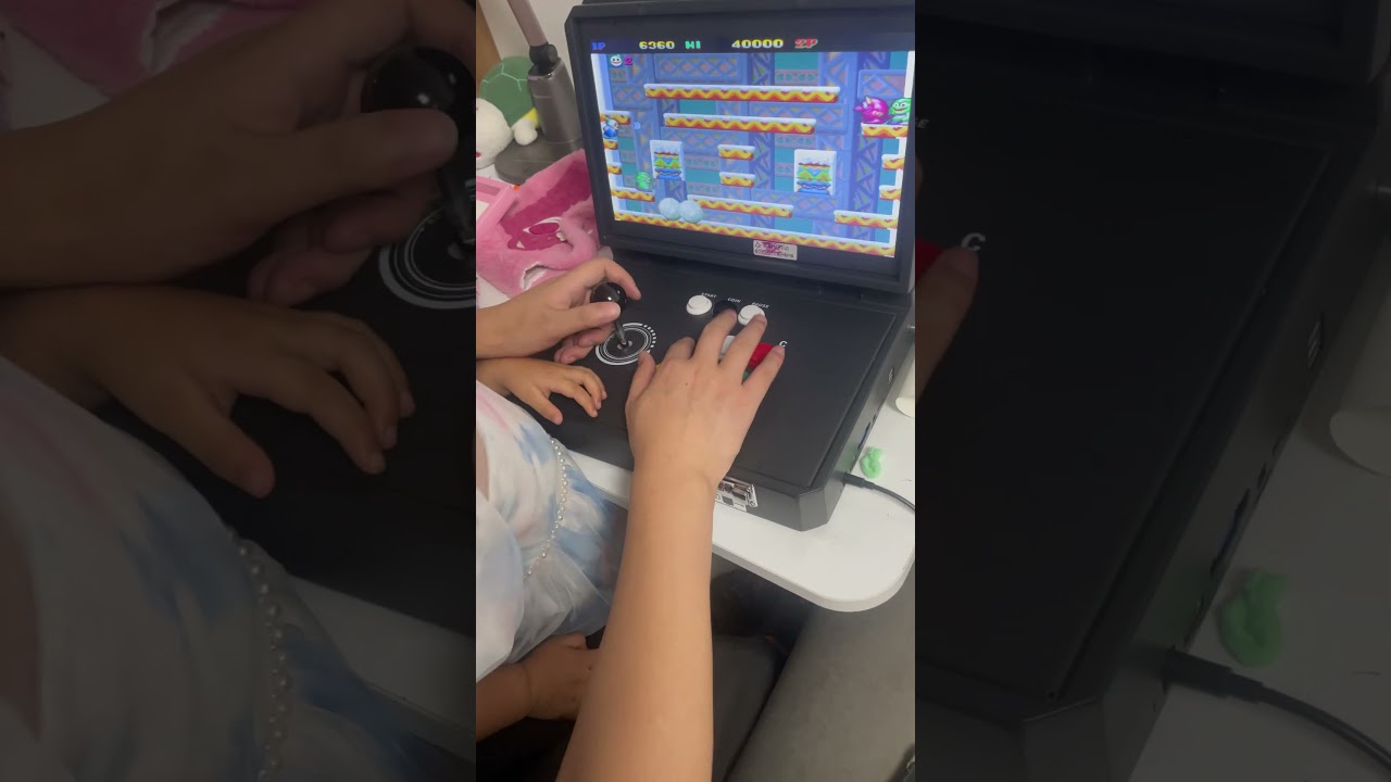 Family time with retro games 