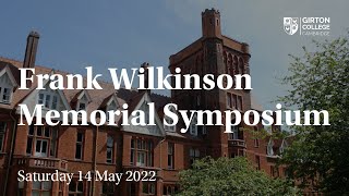 Frank Wilkinson Memorial Symposium - Saturday 14 May 2022