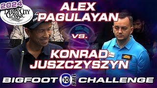 ALEX PAGULAYAN vs KONRAD JUSZCZYSZYN - 2024 Derby City Classic Bigfoot 10-Ball Challenge