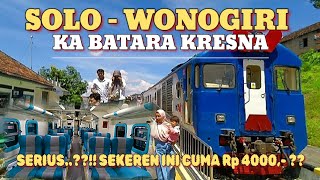 TRIP SOLO - WONOGIRI.. ‼️,Naik KA Batara Kresna,kereta sekeren ini ongkos cuma 4 ribu.