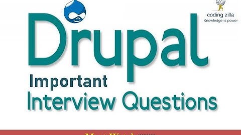 Drupal Interview Questions and Answers | Drupal Interview Questions and Answers|#Drupa lCodingZilla