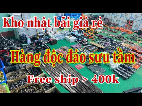 Video Hàng nhật bãi giá rẻ, khóa chống cắt, đá vĩnh cửu,... - youtube