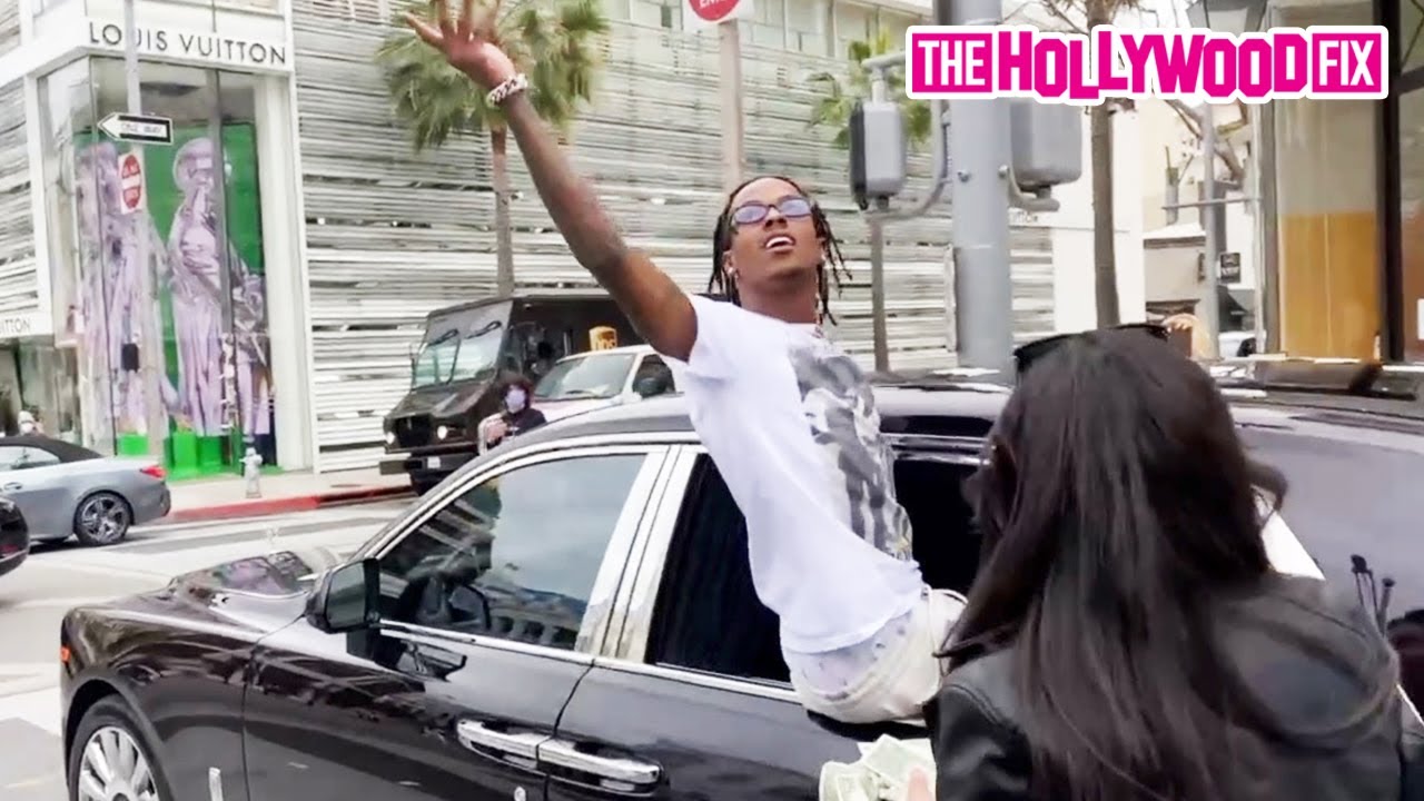 Rich The Kid Makes it Rain on Rodeo Drive, Fans Get Cash, He Gets