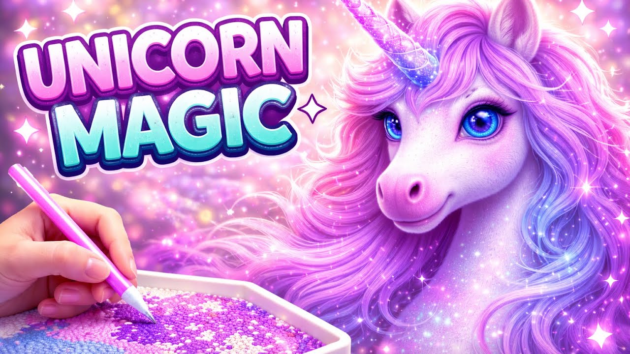 Magical Unicorn Diamond Art ✨ FeeLook Art February Pink Campaign