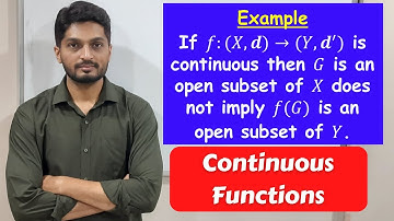 Example - Continuous Function | L27 | TYBSc Maths | Continuous Functions @ranjankhatu