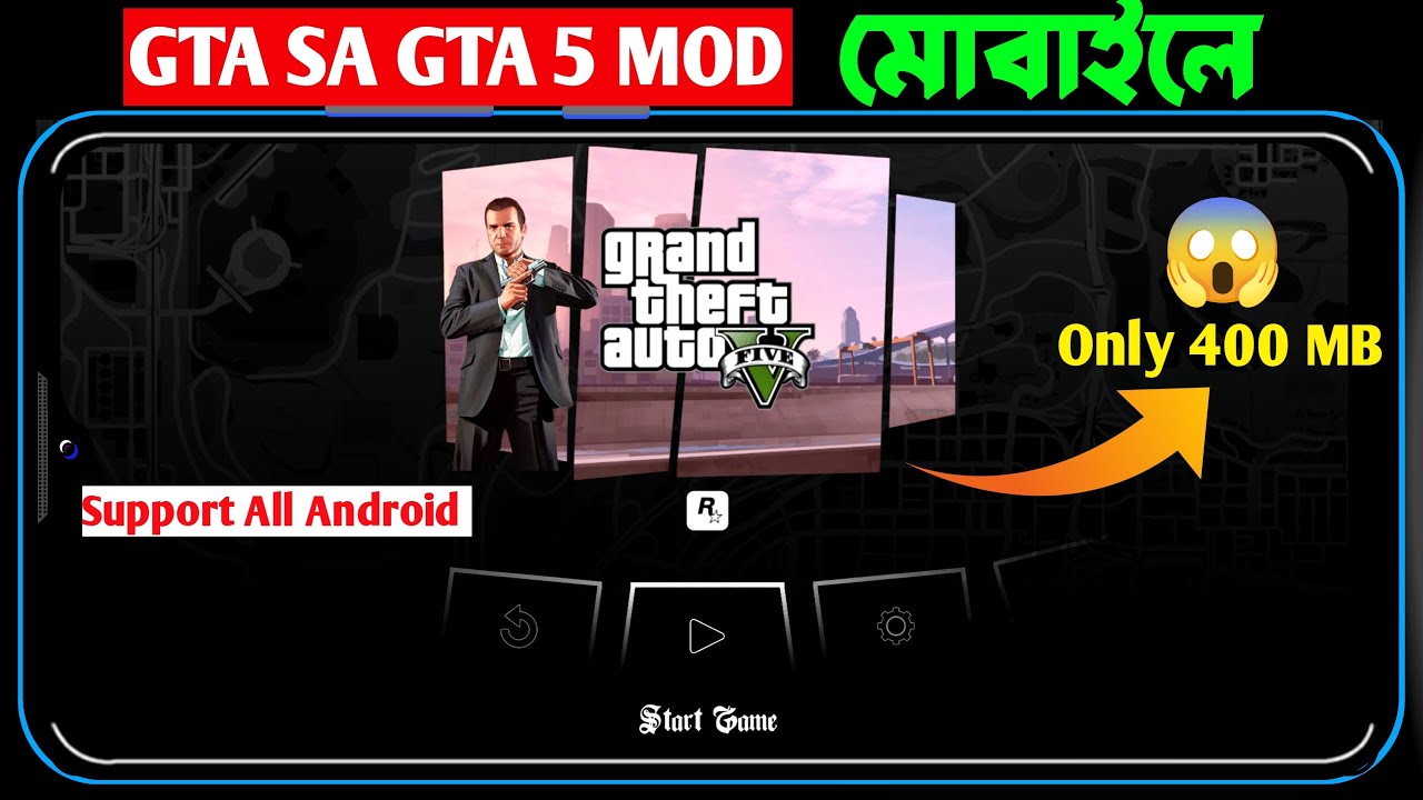 GTA 5 MOD APK v1.0.9 (Data+OBB) Download For Android