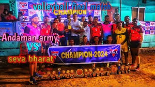 ANDAMAN ARMY VS SEVA BHARAT || MEN'S HIGHLIGHTS || ULTIMATE VOLLEYBALL || FINAL MATCH || 2024 ||