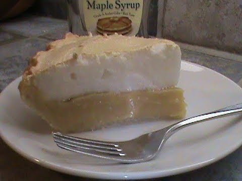 Maple Custard Pie With Meringue (1960)