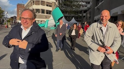 Verkenner Wouter Koolmees (d66) aanwezig bij Prinsjesdagborrel van lobbyisten-kantoor VNO/NCW