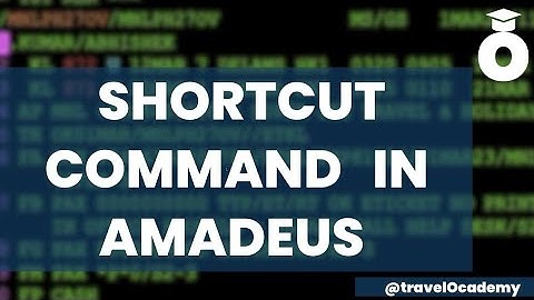 Amadeus Session - 44 | Shortcut commands in Amadeus | Seats | Class | Queue | Ticket | Itinerary