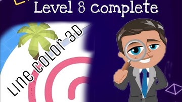 line color 3D / level 8 complete / with AR gaming